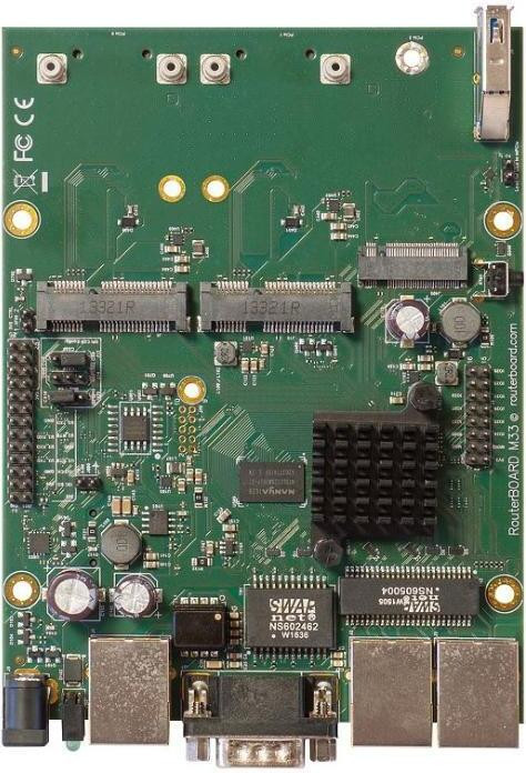 MikroTik RBM33G Behuizing met SIM-kaartsleuf - Zwart, Groen, Grijs