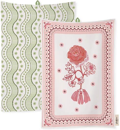 Cath Kidston Spitalfields Silk Set of 2 Tea Towels