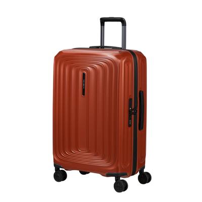 Samsonite "2WANDER" 80 l 4 Rollen aus robustem Polycarbonat, mit Adressetikett und Dehnfalte