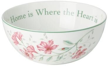 "Lenox Butterfly Meadow ""Home Is Where The Heart Is"" Bowl Multi"
