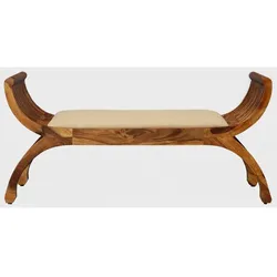Senat-Sessel 120x60x40 aus indischem Sheesham-Massivholz