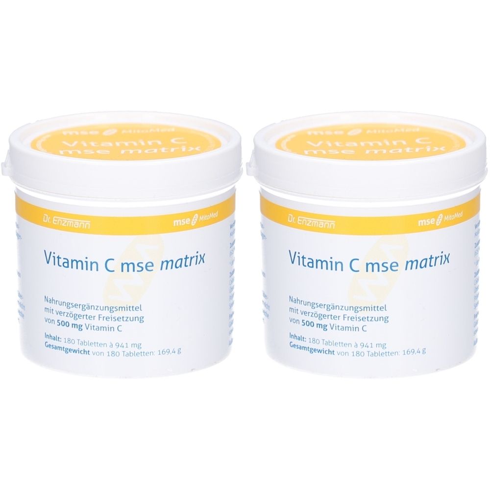 Vitamin C MSE Matrix Tabletten 2x 2x180 St