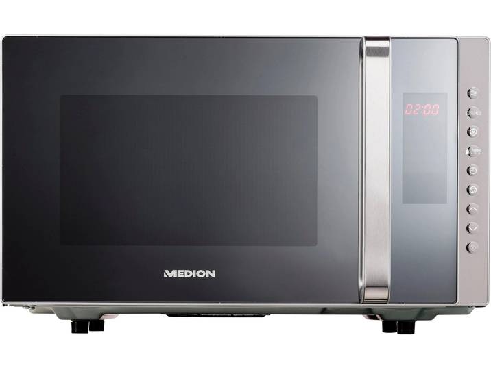 MEDION Mikrowelle mit Grill MD 17495 Grau , grau, B:48,5cm H:41,5cm T:29,5cm, Mikrowellen, Mikrowelle