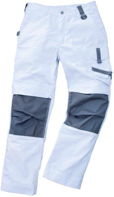 Excess Pantalon de travail Champ, T. 58, blanc/gris (592-2-41-23-WG-58)