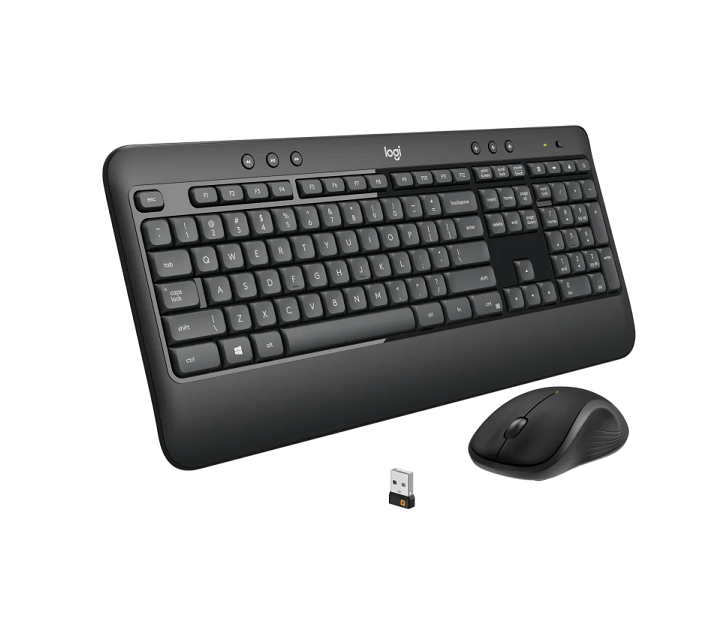 Teclado + Ratón Logitech MK540 Wireless Inalámbrico, Negro, Nuevo