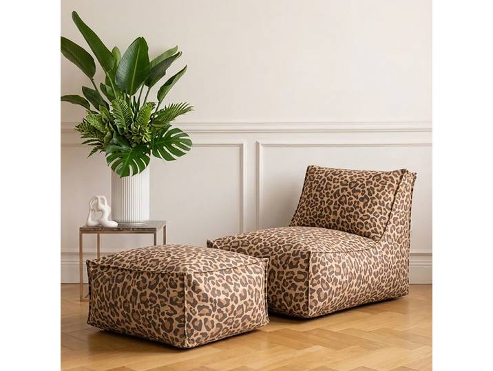 Sitzsack LEO Braun Microfaser 65 x 65 x 100cm