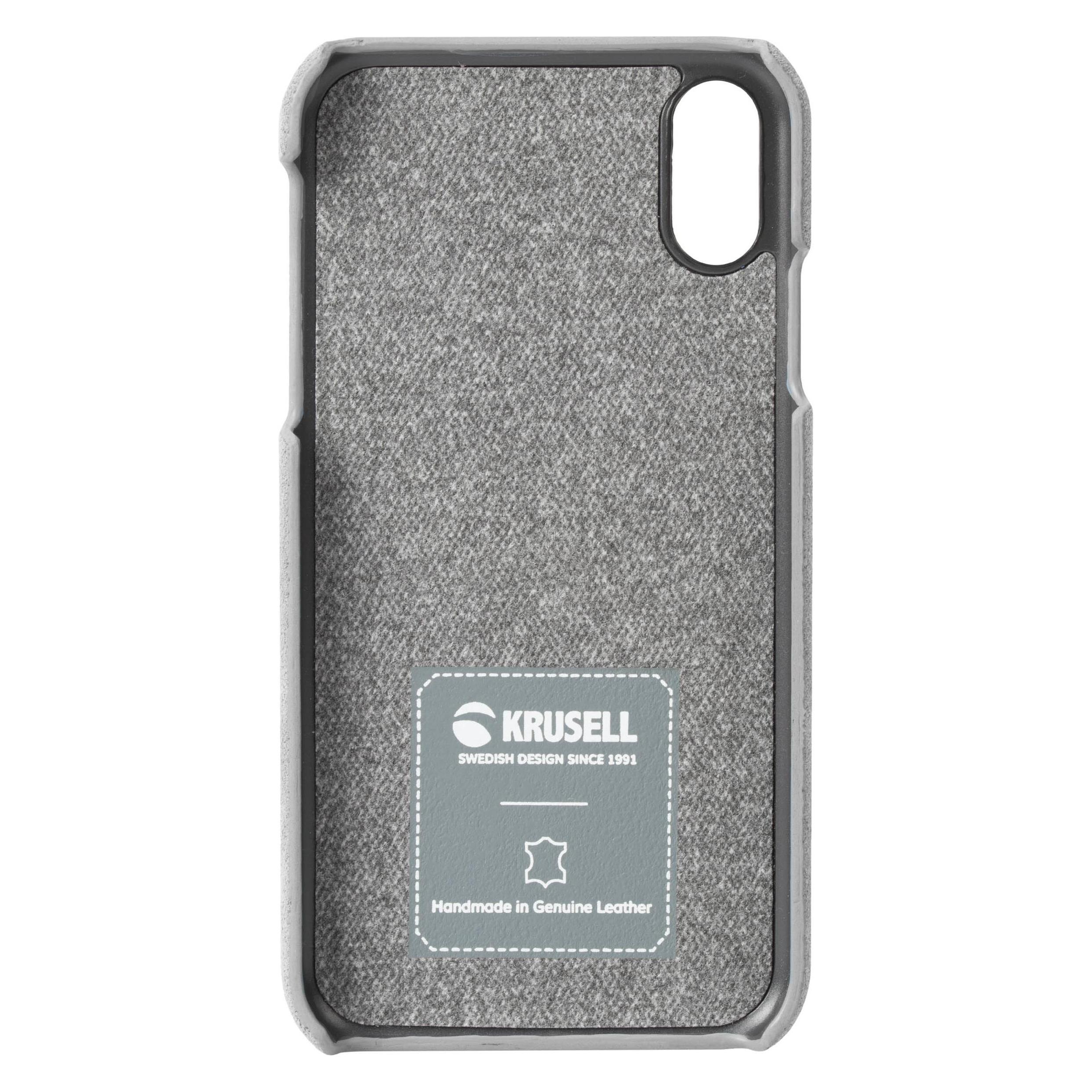 Krusell Broby Cover Apple XS Max grau (Apple iPhone XS Max) (61495)