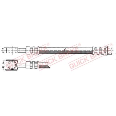 QUICK BRAKE Bremsschlauch 50041