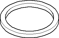 Dornbracht FI- Dichtung 26 x 21,5 x 2 mm 09142002590 091420025 26 x 21,5 x 2,5 mm