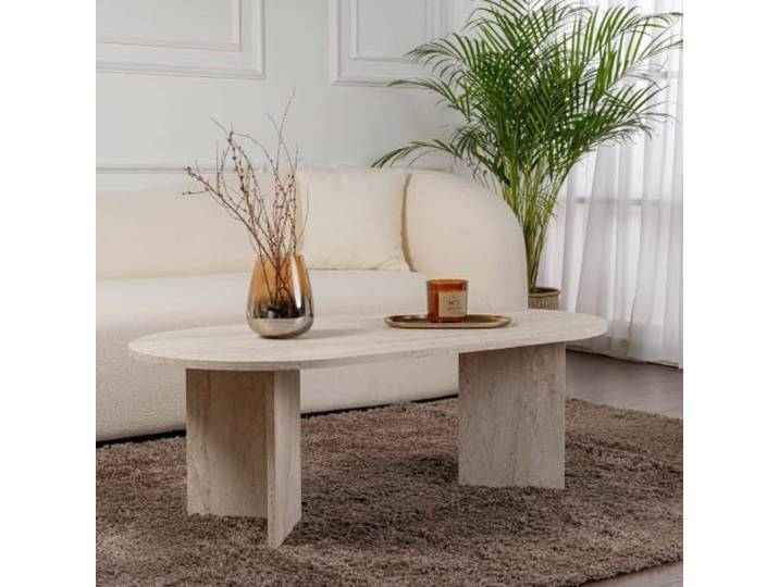 Dmora Couchtisch Parrano 119x60x40h cm Beige