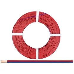 Donau, Kabelleitung, Elektronik 250-02-25 Litze 2 x 0.50 mm2 Rot, Blau 25 m (25 m)