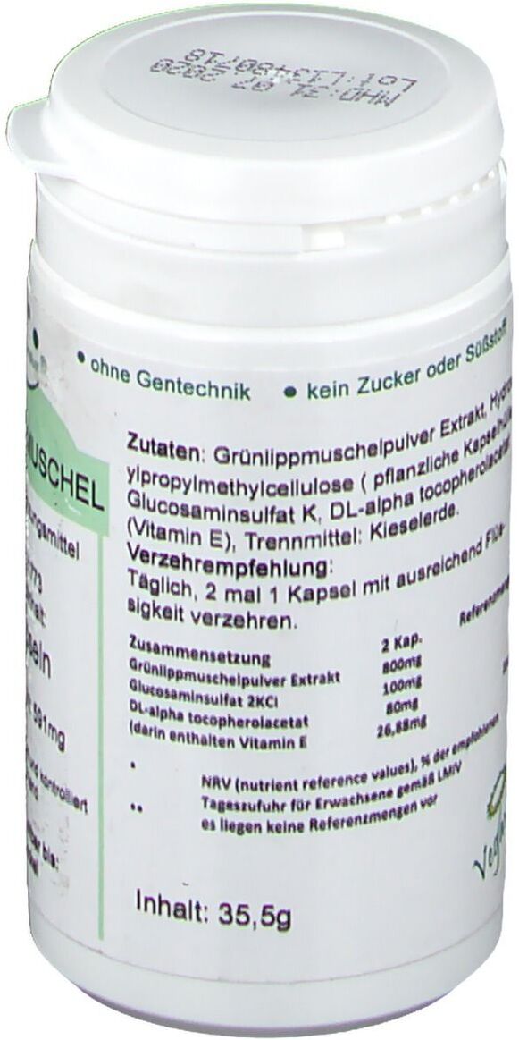 Pure Grünlippmuschel Kapseln 60 St