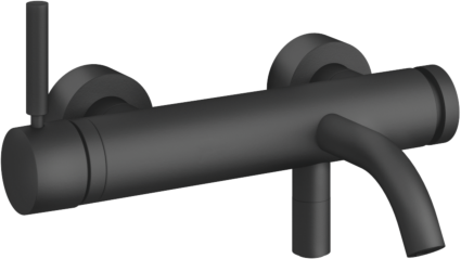 Dornbracht Meta Einhandmischer 33200660-33 ffür Wannenrand / Fliesenrandmontage, schwarz matt