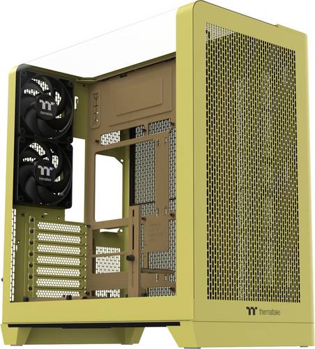 Thermaltake View 390 Air Butter Caramel Midi-Tower PC-Gehäuse Caramel Staubfilter, Integrierte Beleuchtung, 2 vorinstalliert