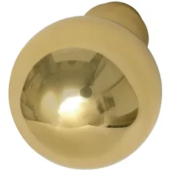 Marchesi, Türgriff + Türgarnitur, Knopfdrückerlochteil (Türknauf), flachform ø 50mm, Messing patiniert