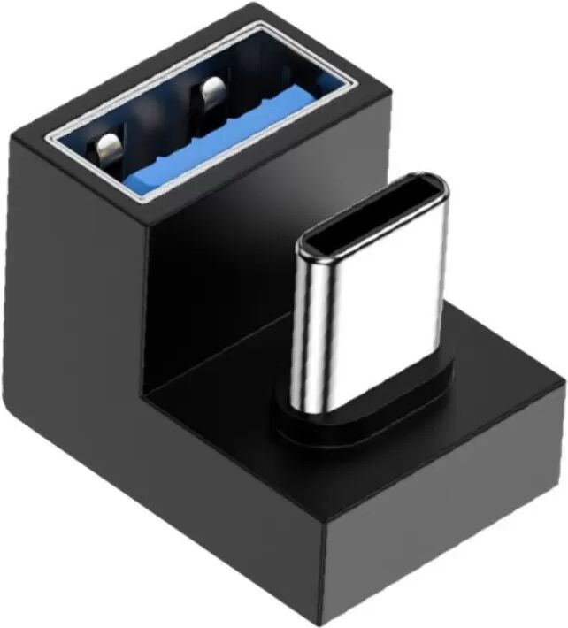 INF 2er-Pack USB-Buchse auf Typ-C-Stecker U-Form Adapter - Laden & Datentransfer