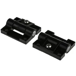 RS PRO, Scharnier, Black adj friction hinge,43x36.5x6mm