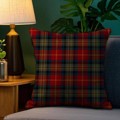 Perfect Picks Market "Cozy Christmas Plaid Pillow Cover For Sofa & Bedroom Decor 1 11.81"" 11.81"" Inches"