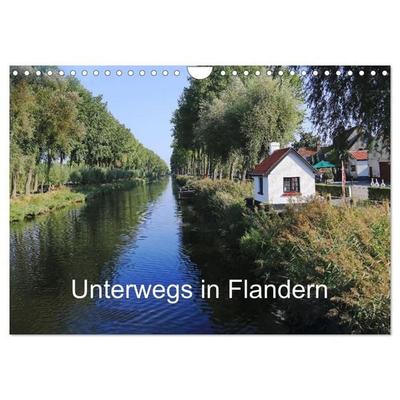 Unterwegs in Flandern (Wandkalender 2027 DIN A4 quer), CALVENDO Monatskalender