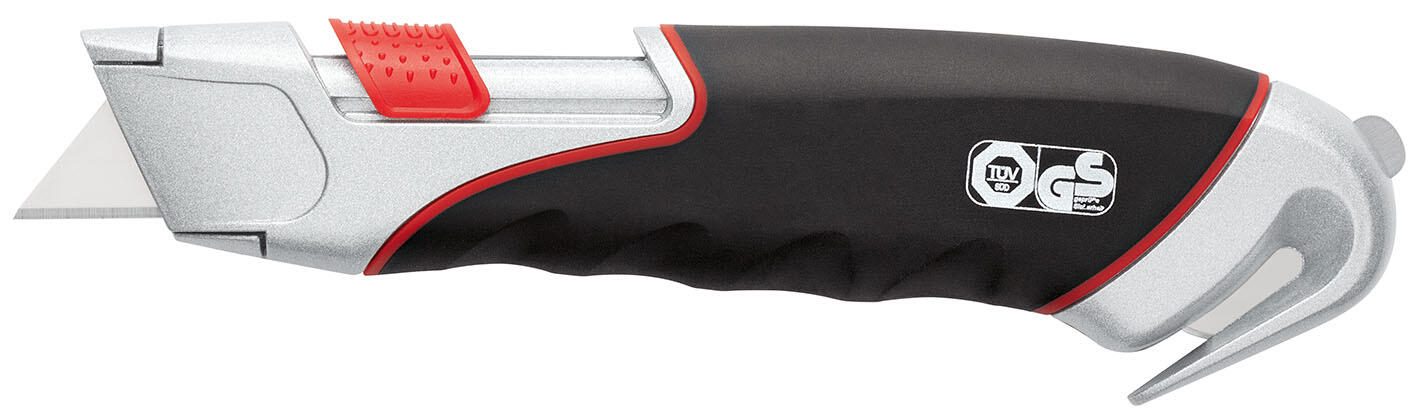 WEDO Cuttermesser 19 mm schwarz, rot, silber 78855