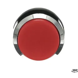 ABB MP3-30R Drucktaster, rot, hoch-tastend, Frontring, Metall verchromt nicht beleuchtbar