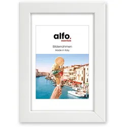 Amalfi 10x15 cm, weiß Holzrahmen