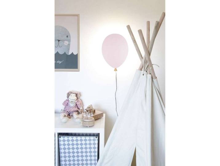 Balloon Wandleuchte Rose - Globen Lighting - Wohnzimmer - Holz