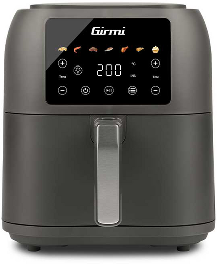 Girmi FG92 Ecofrit Deep - Friggitrice ad aria digitale 8L
