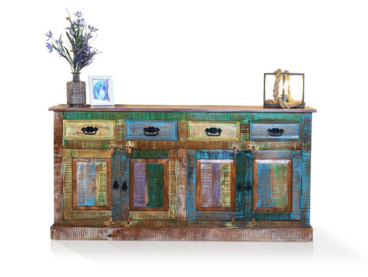 RIVERBOAT Sideboard II aus Altholz, Material Massivholz