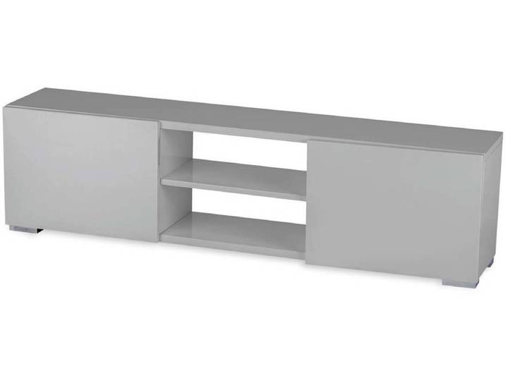 Meuble TV Frida - 155 x 31 x 42,5 cm - Gris