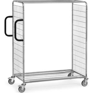 Fetra Kommissionierwagen 28202, verzinkt, 1 Etage, Höhe 1625mm, 1250 x 610mm