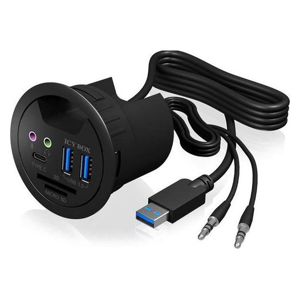 Icy Box IB-Hub1404A (USB-A, 3 Ports) (IB-HUB1404A)