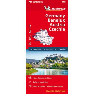 Michelin Mitteleuropa, Karte von , Michelin, 978-2-06-717091-9
