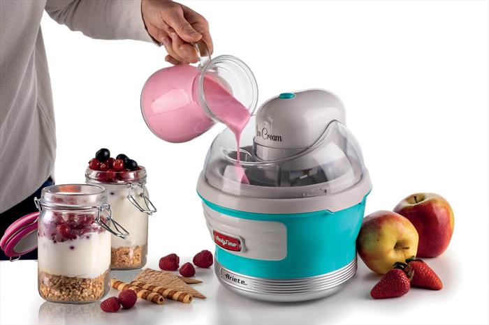 Ariete 0643 Party Time Gelatiera Con Cestello Da 1,5l-celeste