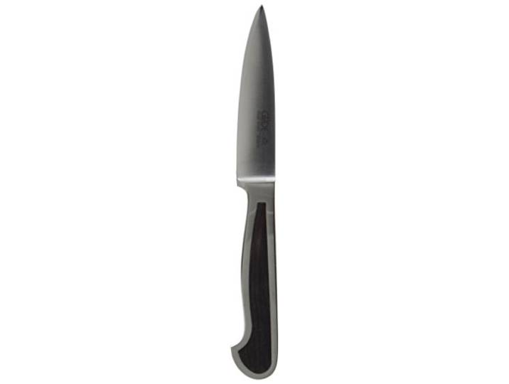 GÜDE Solingen - Spickmesser geschmiedet, 10 cm, Grenadill, DELTA, Office Messer, Handmade Germany, Braun