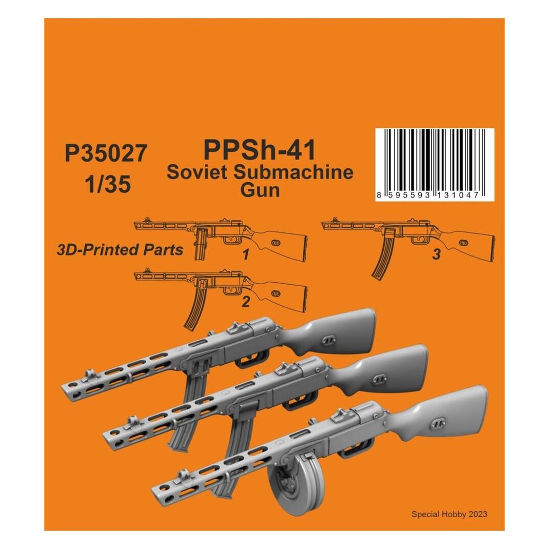 CMK PPSh-41 Soviet Submachine Gun 1/35 (129-P35027)