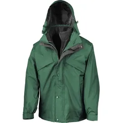 Result Herren 3-in-1 'Zip & Clip' Jacke Winter-Jacke R068X bottle XXL
