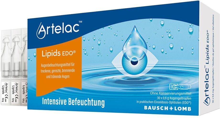 Artelac Lipids EDO Augengeltropfen für stark tränende Augen 30X0.6g