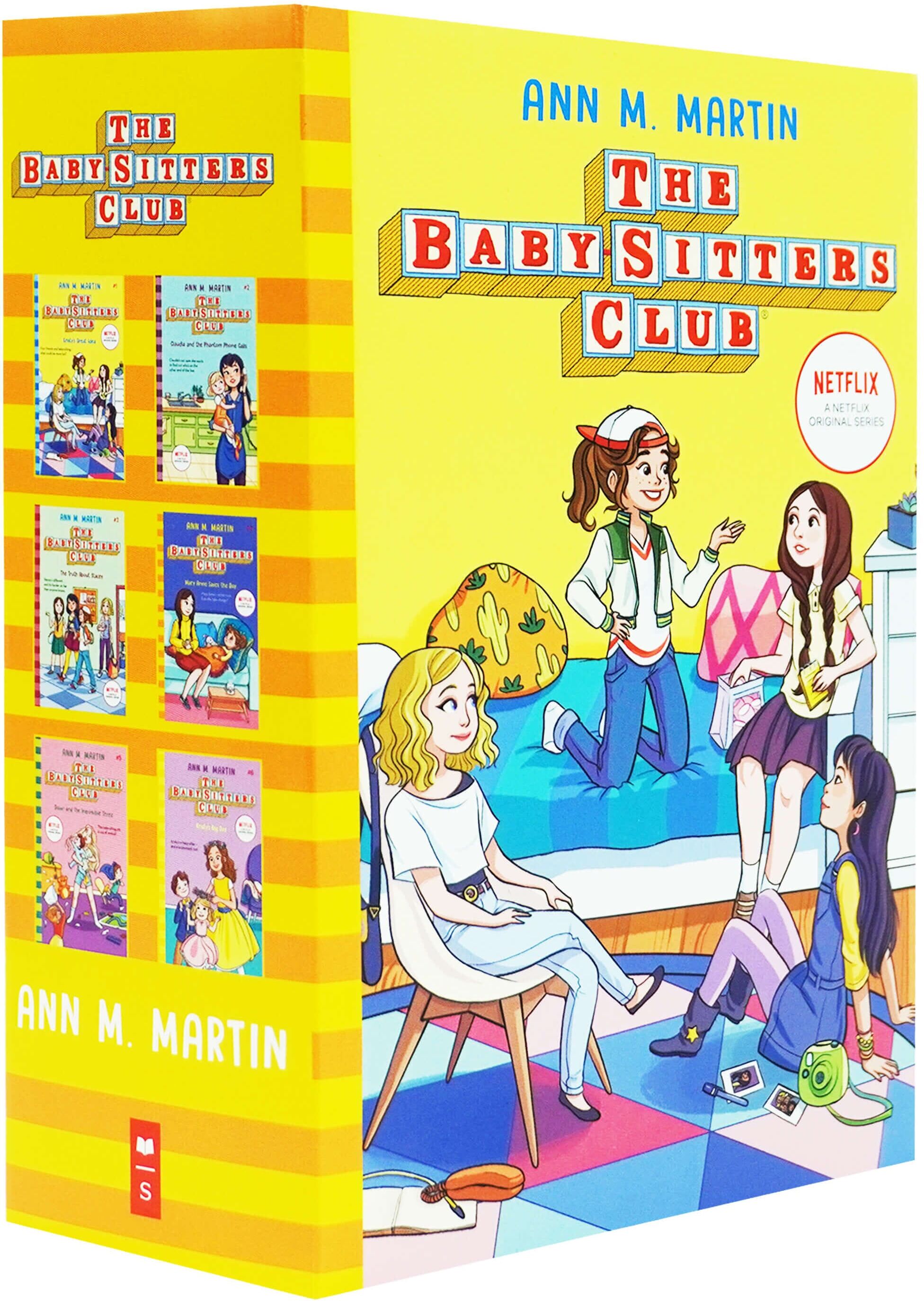 The Babysitters Club Series by Ann M. Martin 1-6 Books Collection Set - Ages 8-12 - Paperback Scholastic