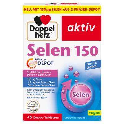 Queisser Pharma GmbH & Co. KG DOPPELHERZ Selen 150 2-Phasen Depot Tabletten 34,3 g 19993357