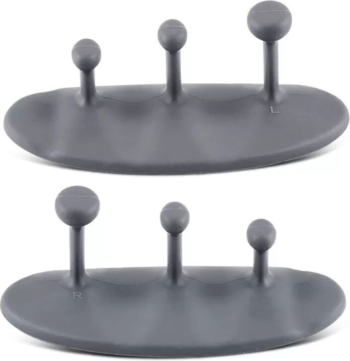 INF Protège-mains d'haltérophilie en silicone - Améliorez votre prise et protégez vos mains Gris