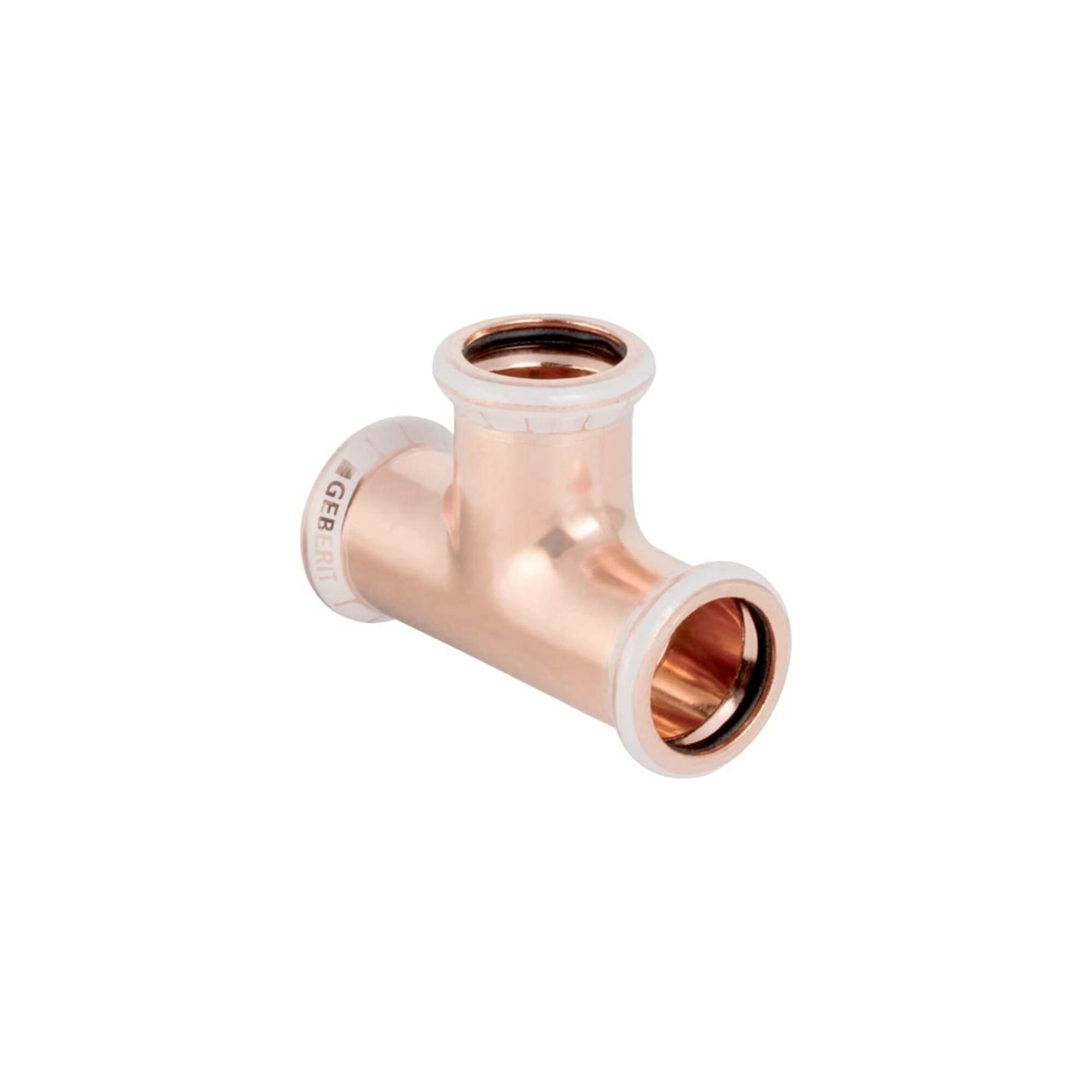 Geberit T-Stück Mapress d= 42mm, egal, Kupfer (61007)