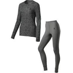 ODLO Damen Wäsche-Set Warm Camouflage, Größe XL in Grau Grau
