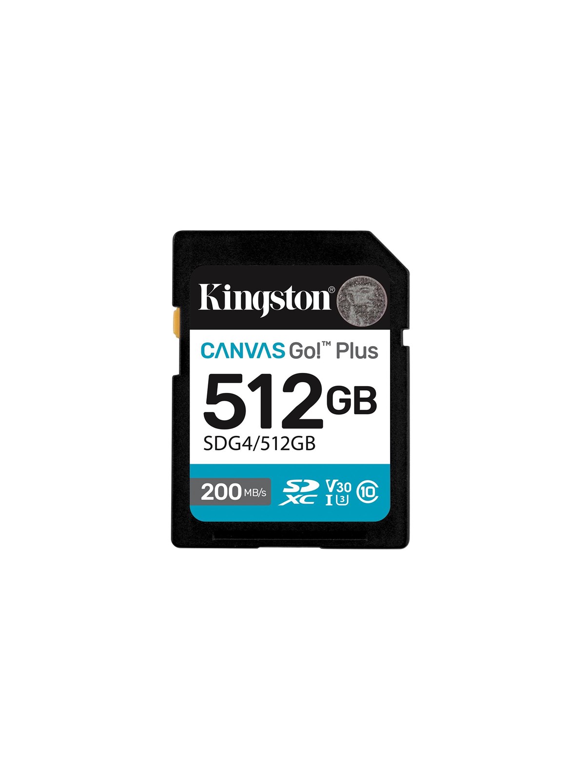 Kingston Canvas Go! Plus SD - 200MB/s - 512GB