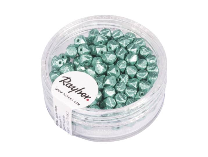 Rayher Antique Rocailles Meergrün 4 mm 120 Stück