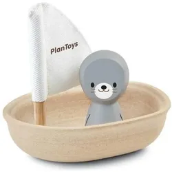2x Plantoys Segelboot - Seelöwe