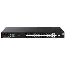 IPC Ip-Com Switch Verwaltet (24 Ports), Netzwerk Switch, Schwarz