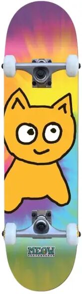 Meow Skateboards Skateboard Komplettboard Meow Big Cat (8" - Tie Die)