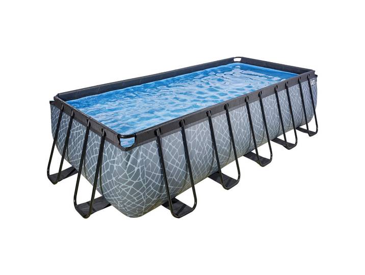 Exit Toys Exit Pool Stone 540X250, Grau, Steine, 250x122x540 cm, Freizeit & Co, Pools & Wasserspaß, Pools, Aufstellpools