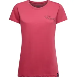 La Sportiva Climb Flower Damen T-Shirt rosebay L